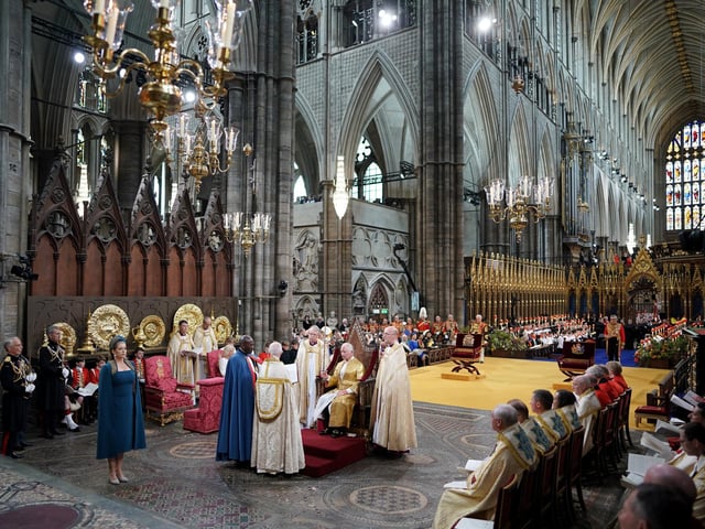 The ceremony was watched by millions around the world.