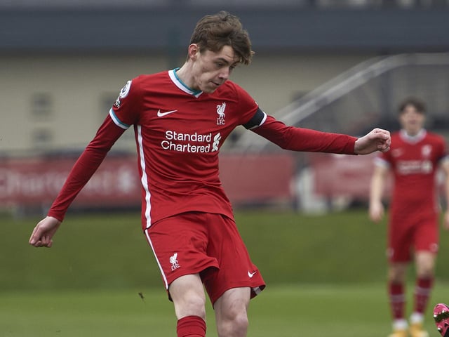Age: 18 
2021-22 PL 2 appearances: 21
Picture: Nick Taylor/Liverpool FC/Liverpool FC via Getty Images