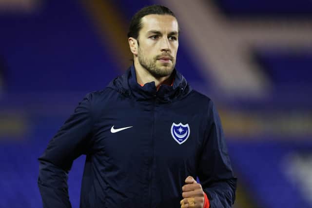 After the play-offs, Christian Burgess will leave after five years at Fratton Park to test himself in Belgium. Picture: Kieran Cleeves