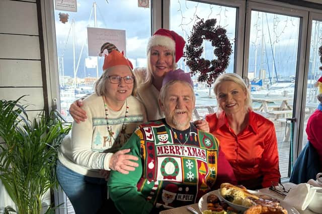 Caroline at the Boathouse, Gosport Marina, where the brilliant team hosted and funded Christmas lunch for around 20 veterans.
