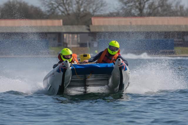 Some of the action at a day of racing at Team Endeavour's open day at Horsea Lake in Port Solent on April 8, 2023. Picture: Whendie Backwell.
