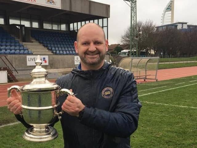 AFC Portchester interim boss Marty Wallace