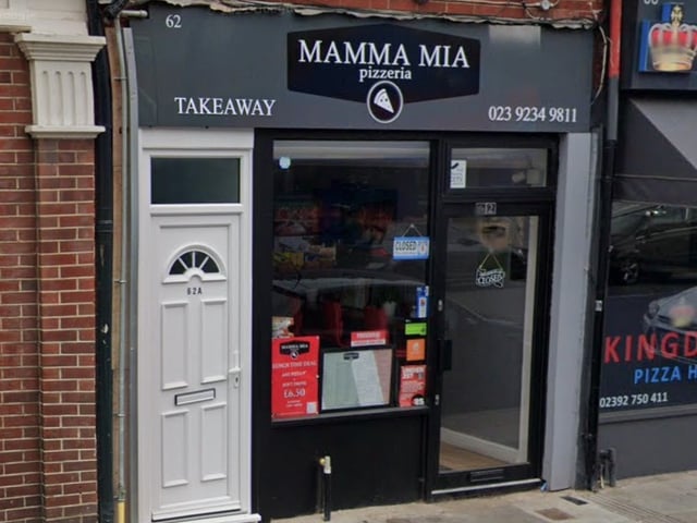 Mamma Mia Pizzeria, in Fratton Road, has a rating of 4.8 out of 5 on Google with 82 reviews.