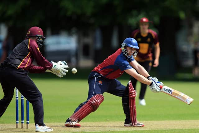 Chris Stone collected his maiden cup century as Havant reached another Southern Premier League T20 Cup final.
Picture: Chris Moorhouse