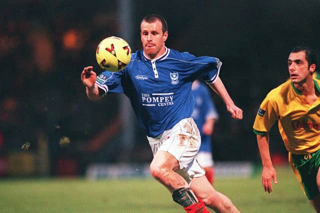 Steve Claridge in Pompey colours