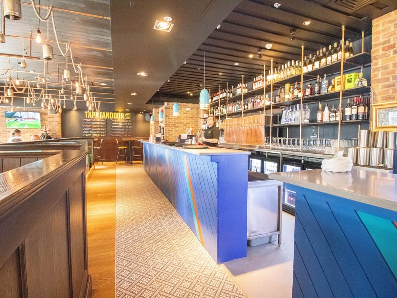 The colourful interior of the Tap & Tandoor as they welcomed their first customers.