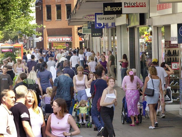 Commercial Road in 2001.