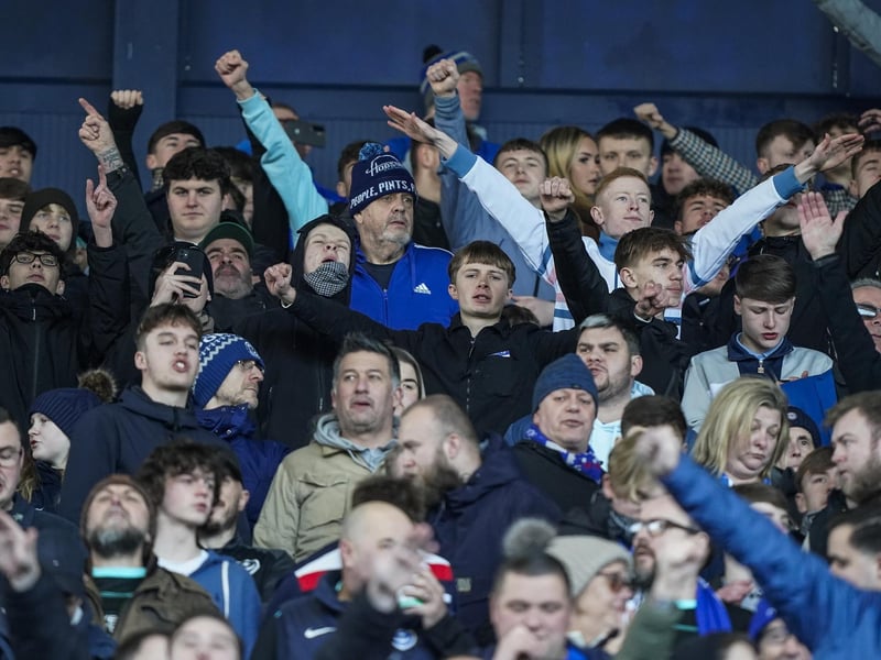 Enjoying Pompey's first trip to West Brom in more than 16 years.