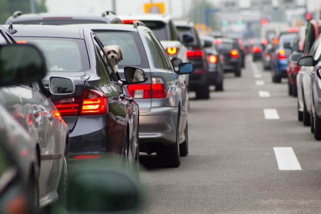 Traffic is building up. (stock image)