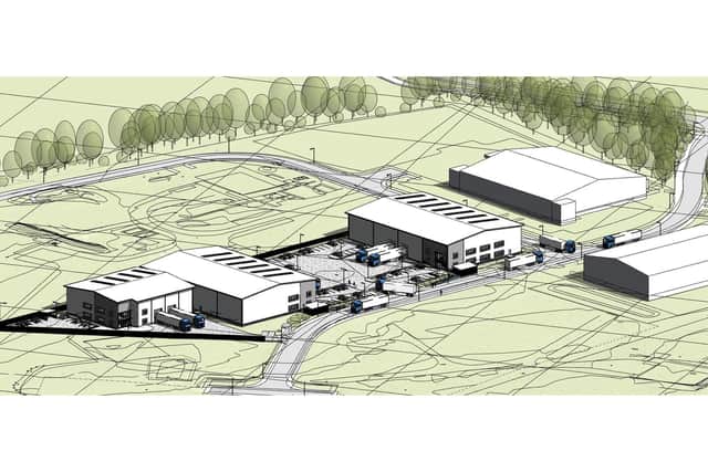 An additional £600,000 has been allocated to 'future proof' new industrial units under construction at Solent Airport as the country faces a steel shortage. Picture: Fareham Borough Council.
