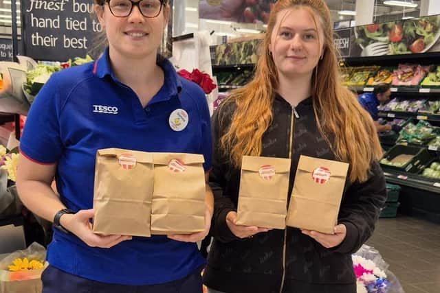 Tesco’s Fratton Park Extra store donated a range of products to Free Flow Portsmouth, a charity which supports people who cannot afford sanitary products.