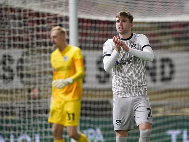 (Replaced Conor Shaughnessy on 61 mins). Initially asked to partner Jamal Baptiste in the centre of defence, before returning to his customary right-back role. The 23-year-old looked assured in both positions for his first pre-season game of the summer, while afterwards was one of the few given praised by John Mousinho.