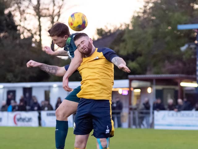 Gosport defender Ryan Woodford has recovered from a recent illness. Picture: Duncan Shepherd