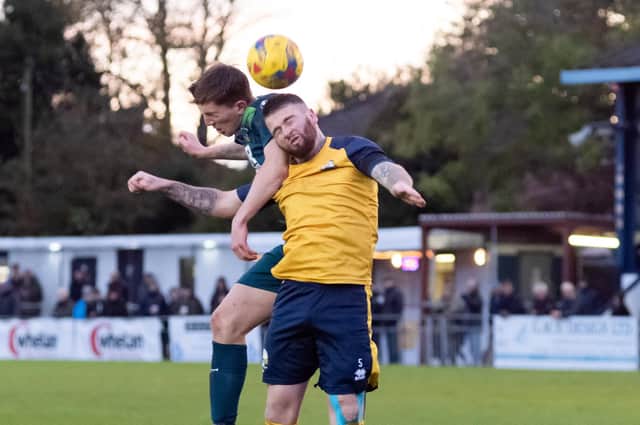 Gosport defender Ryan Woodford has recovered from a recent illness. Picture: Duncan Shepherd