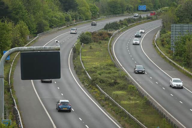 The A3(M) Picture: Chris Moorhouse (jpns 040522-05)