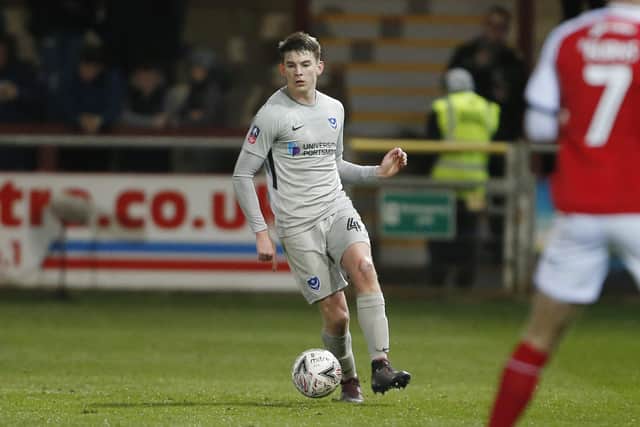Steve Seddon made his Pompey debut at Fleetwood last month with a 2-1 FA Cup win. Picture: Paul Thompson/ProSportsImages