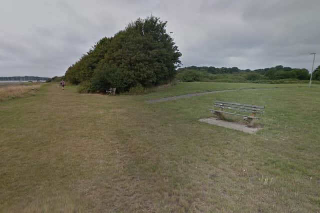 The Portchester footpath