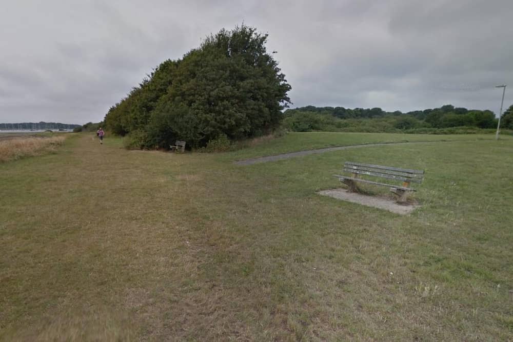 The Portchester footpath