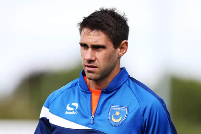 Michael Poke pictured during his one-and-a-half years as a Pompey player. Now he's back as the Academy's head of goalkeeping. Picture: Joe Pepler