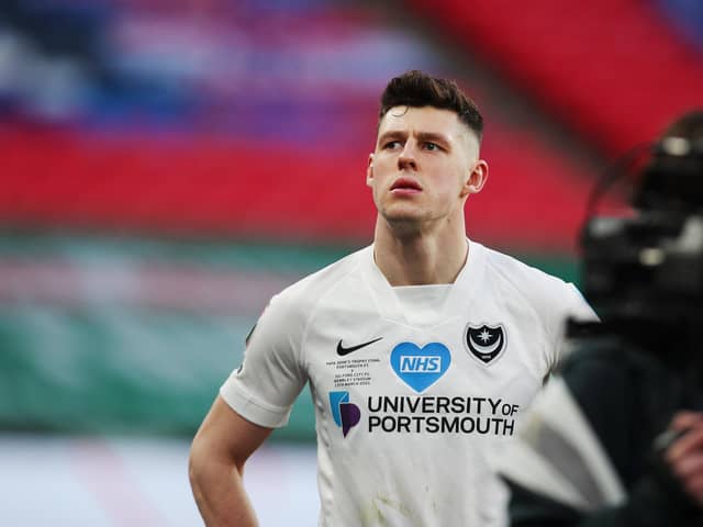 James Bolton made 53 appearances for Pompey, scoring three times, before leaving for Plymouth in June. Picture: Joe Pepler