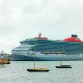 Scarlet Lady arriving in Portsmouth taken by Ben Dollery
