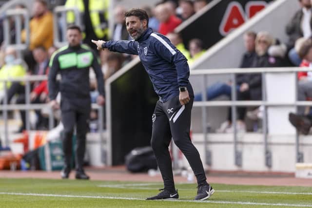 Danny Cowley is mulling over reverting to a back four against Ipswich. Picture: Daniel Chesterton/phcimages.com