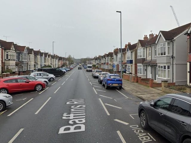In the Baffins area, 51.2% of households were not deprived in 2021, an improvement on 2011 when the figure was 45.4%. Pic Baffins Road, Google