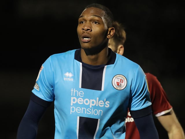 The defender signed for League Two Crawley after his Blues trial and became a key figure for the Red Devils. Last season he made 29 appearances and scored once as the club finished 12th. Picture: Pete Norton/Getty Images