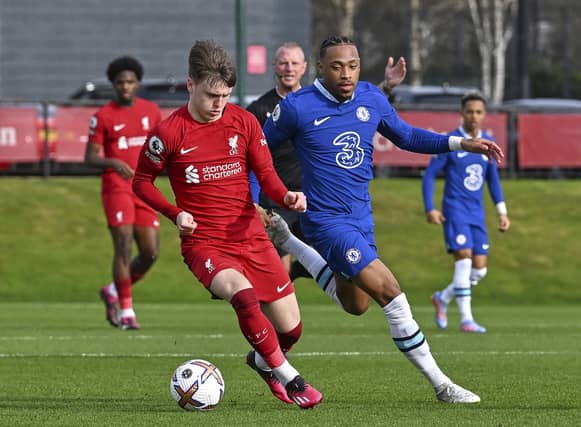 Outgoing Chelsea left-back Juan Castillo was considered as a Pompey transfer option this summer. (Photo by Nick Taylor/Liverpool FC/Liverpool FC via Getty Images)