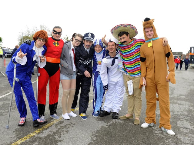 Plenty of Pompey fans came in fancy dress for the Blues' last game in the 2011-12 Championship.