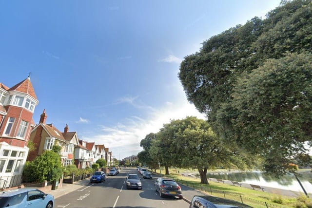 The average property price in St Helens Parade, Southsea, is £853,000.