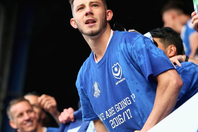 Conor Chaplin won the League Two title with Pompey in 2017.   Picture: Harry Murphy/Getty Images
