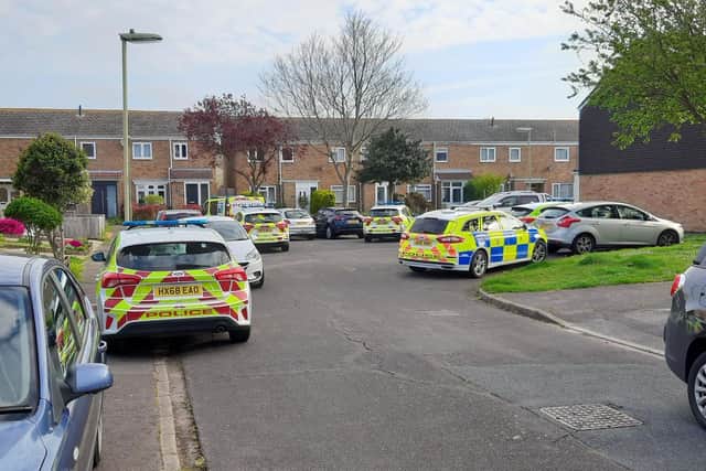 Police raid a Gosport home on a drugs warrant and manage to seize crack, cannabis and heroin. 
Picture credit: Hampshire and Isle of Wight Constabulary
