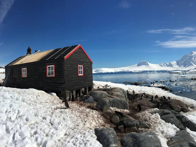 The women will be working in Port Lockroy, on Goudier Island. Picture: UK Antarctic Heritage Trust/PA Wire