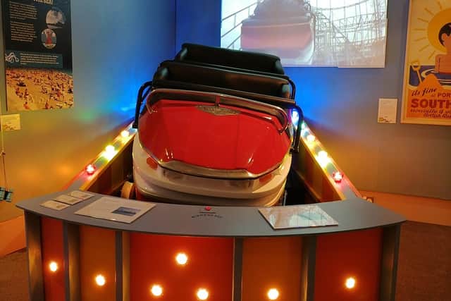 The rollercoaster currently at Portsmouth Musuem