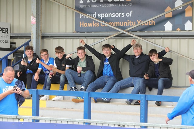 Pompey make their annual pre-season trip to the Hawks    Picture: Dave Haines.