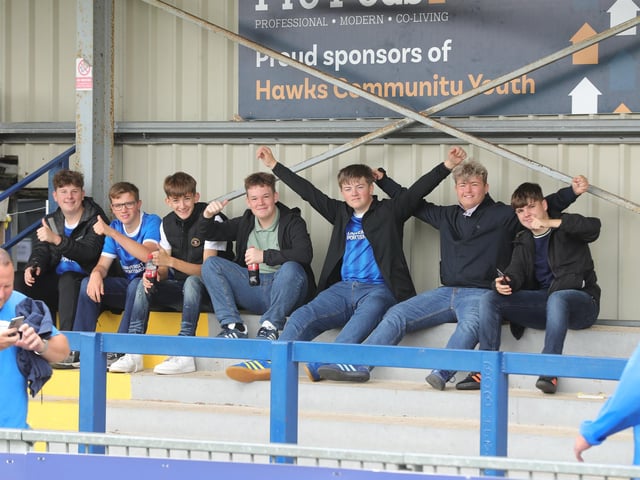 Pompey make their annual pre-season trip to the Hawks    Picture: Dave Haines.