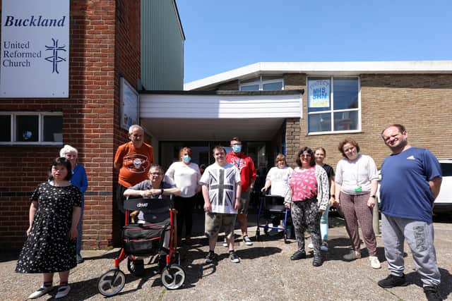 A disabilities group at Buckland United Reformed Church, Kingston Rd, who have been left heartbroken following a  break-in Picture: Chris Moorhouse (jpns 280621-78)
