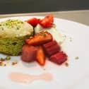 Pistachio and olive oil cakes, by Lawrence Murphy