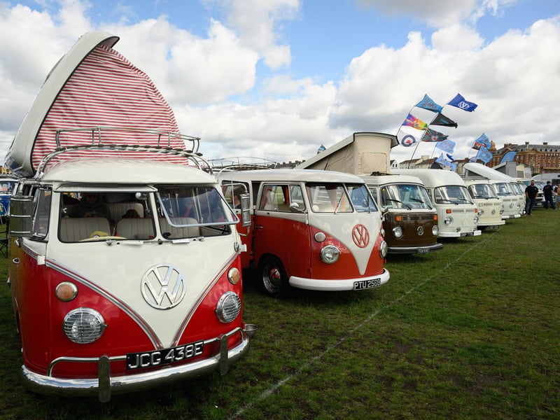 Pictured is: VW campers
Picture: Keith Woodland (060821-129)
