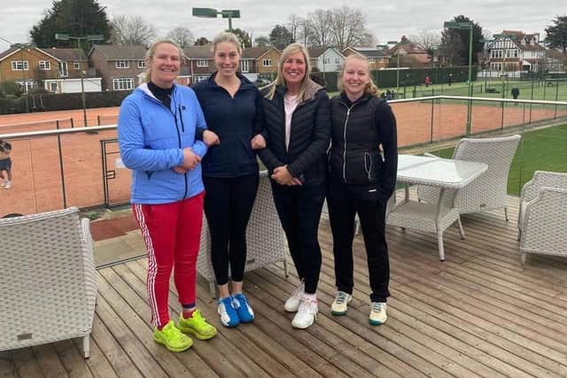 Warsash Ladies 1 - Georgie Bartholomew, Victoria Pine, PG Udal, Lauren Howard