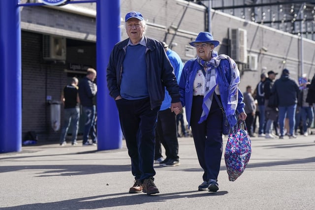Love was in the air at Fratton Park before kick-off