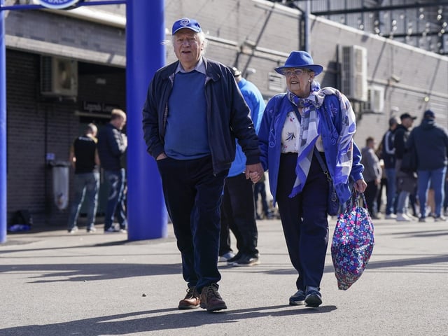Love was in the air at Fratton Park before kick-off