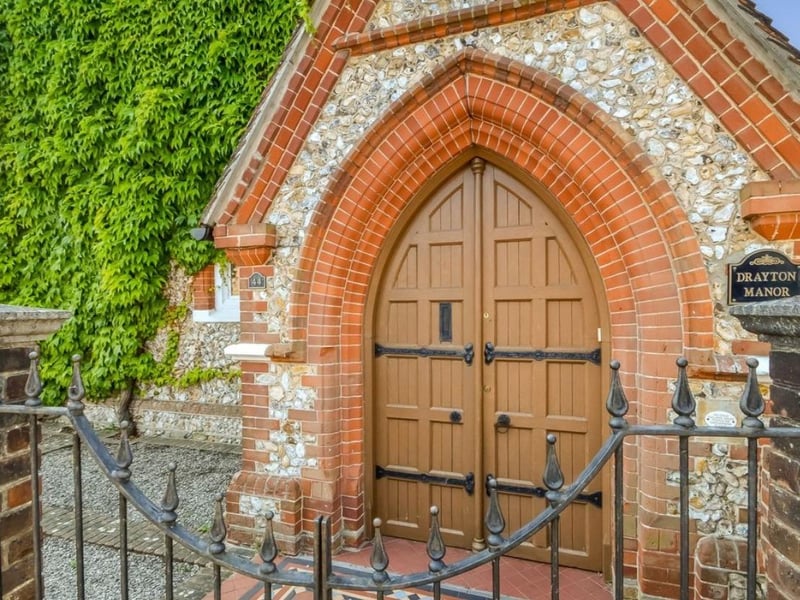 The property comes with eight bedrooms, three bathrooms and two reception rooms.