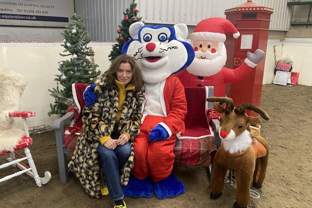 RSPCA The Stubbington Ark has hosted a huge Christmas event on November 25. 
Pictured: Amanda Piper, The Stubbington Ark's patron.