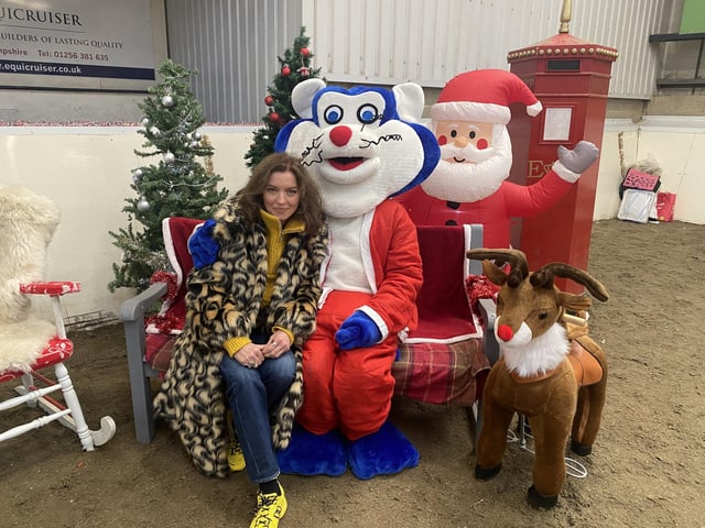 RSPCA The Stubbington Ark has hosted a huge Christmas event on November 25. 
Pictured: Amanda Piper, The Stubbington Ark's patron.