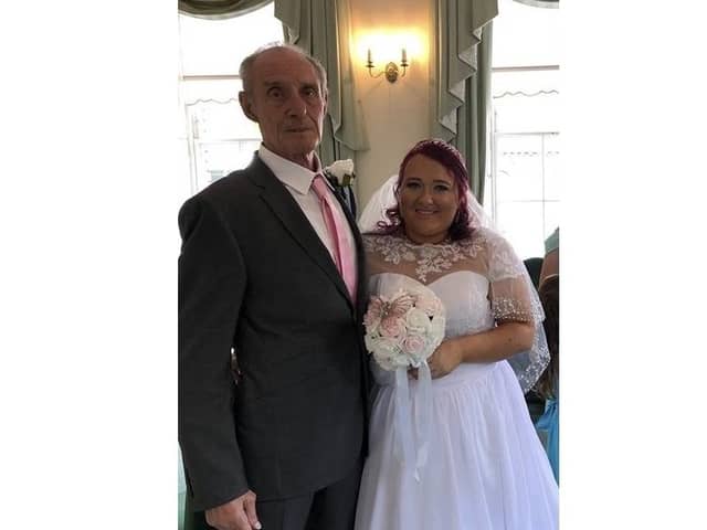 Adele Byng and her grandad David Hodge