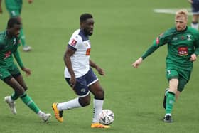 Godfrey Poku is one of four Hawks players who are still self-isolating with Covid-19. Photo by Dave Haines