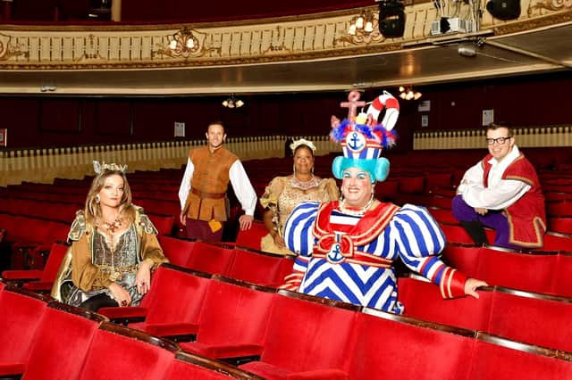 The stars of The Kings Theatre's 2020 'Pompey panto', Dick Whittington
From left: Julia Worsley as Queen Rat, Sean Smith as Dick Whittington, Marlene Little Hill as Fairy Bowbells, Jack Edwards as Dame Dolly, and James Percy as Silly Billy
Picture: Andrew Searle Photography, AndrewSearlePhotography.co.uk