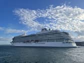 Viking Venus in Portsmouth on April 16 after sailing to Portsmouth International Port.